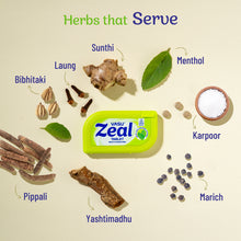 Load image into Gallery viewer, VASU Zeal Tablet - Ayurvedic Mouth Dissolving Tablets For Sore Throat Relief (Pack of 12)
