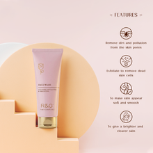 Load image into Gallery viewer, R&amp;G Face Wash - Cleanses, Exfoliates &amp; Brightens Skin - Remove Dead Skin Cells, Help Reduce Pigmentation &amp; Dullness to Uncover Healthy, Younger &amp; Brighter Skin
