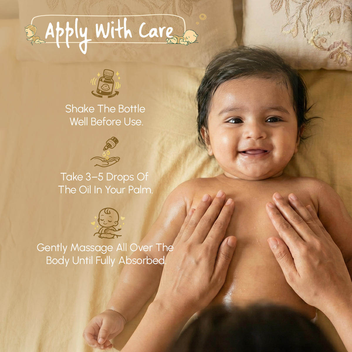 Vasu Swarna Malish Tailam Baby Massage Oil (200ml) & Swarnaprashan Drops (30ml) & Super Gummies (60 Gummies)