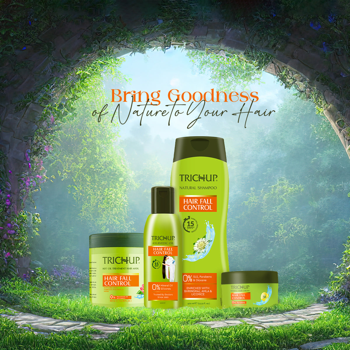 Trichup Hair Fall Control Shampoo & Hair Mask Kit