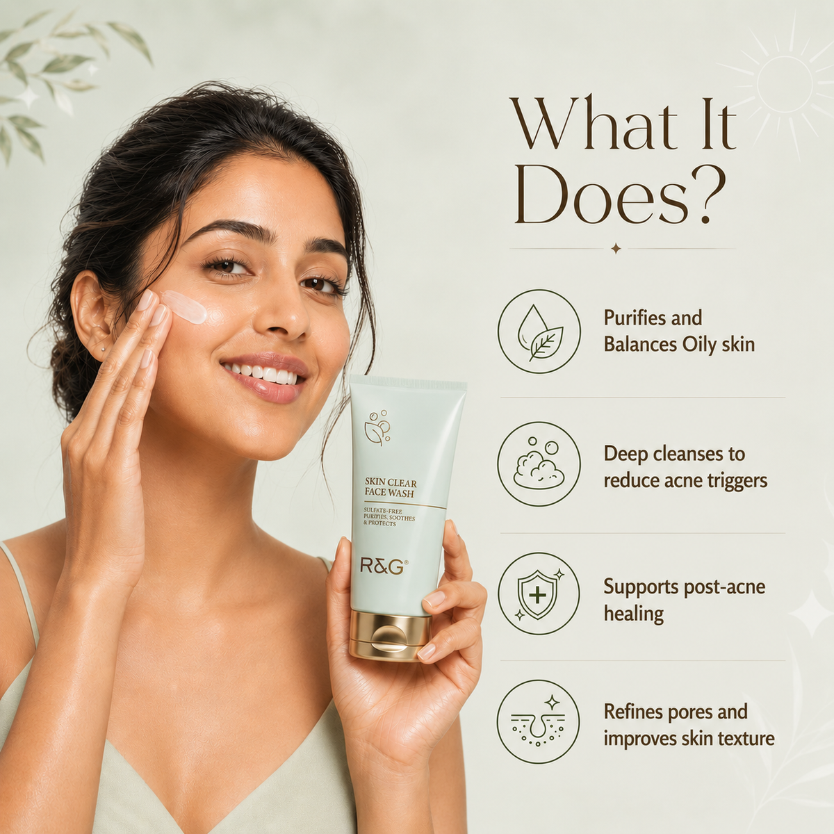 R&G Skin Clear Face Wash For Women & Men