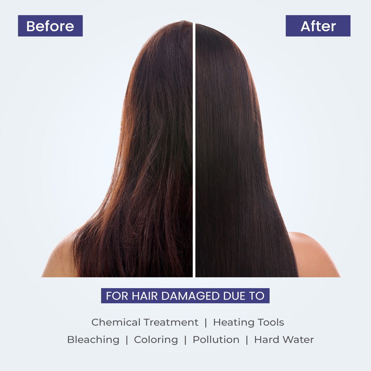 Trichup Pro Damage Repair & Instant Smoothing Hair Care Combo (Shampoo 300ml + Oil Serum 100ml + Mask 200ml)