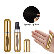 Load image into Gallery viewer, Perfume Refill Bottle (Multi Color) - Refillable Perfume Atomizer Spray Portable Travel Size Bottles Accessories - Perfume Refill Travel Friendly Spray Bottle - Available in Silver, Golden &amp; Black color
