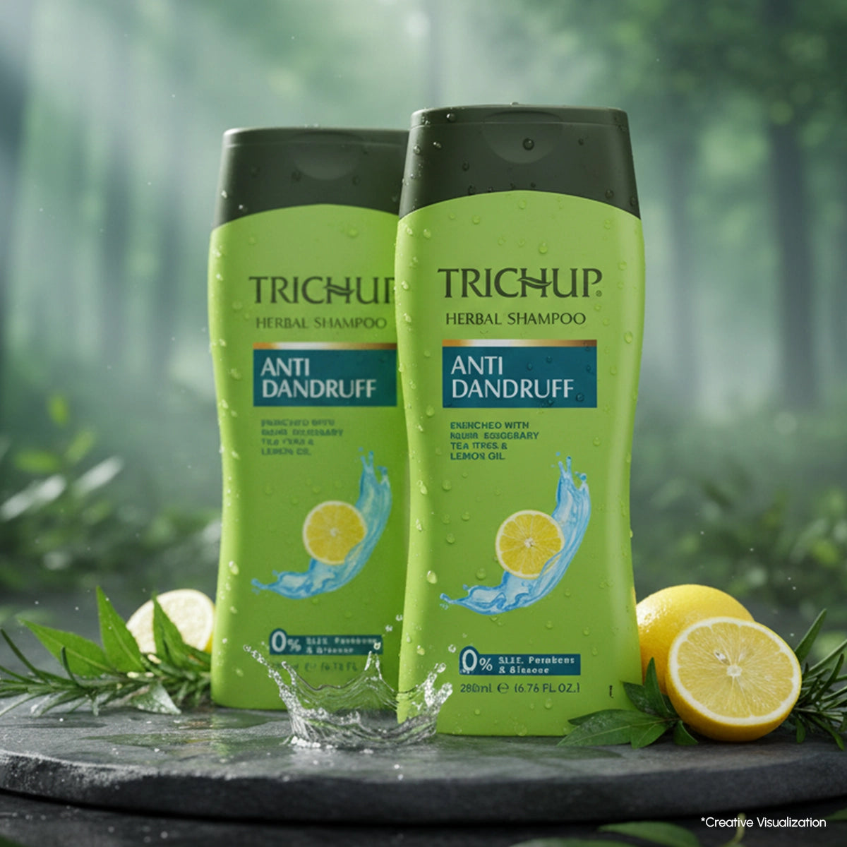 Trichup Anti-Dandruff Herbal Shampoo - 200ml (Pack of 2)