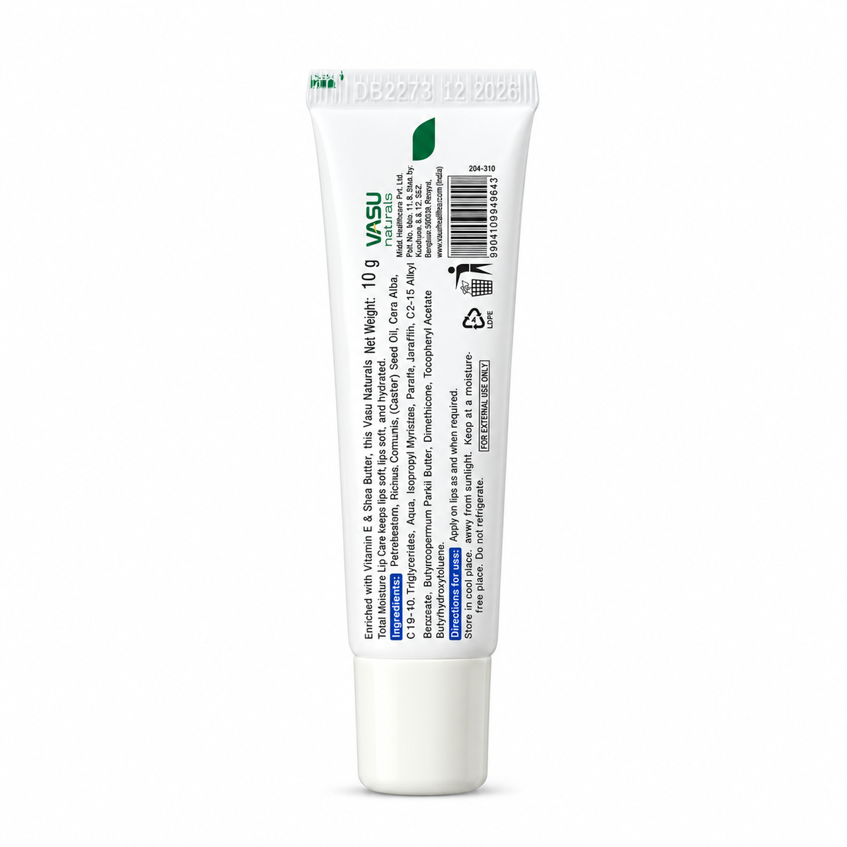 Vasu Naturals Total Moisture Lip Care (Original) 10g