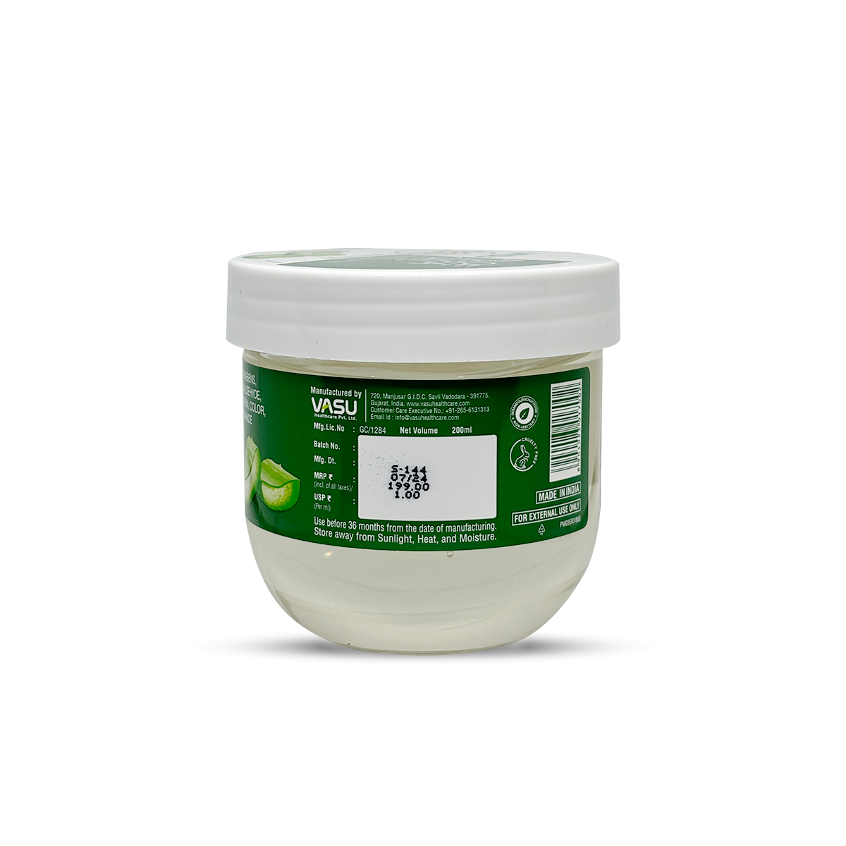 Vasu Aloe Vera Gel 200ml – (Pack of 2)