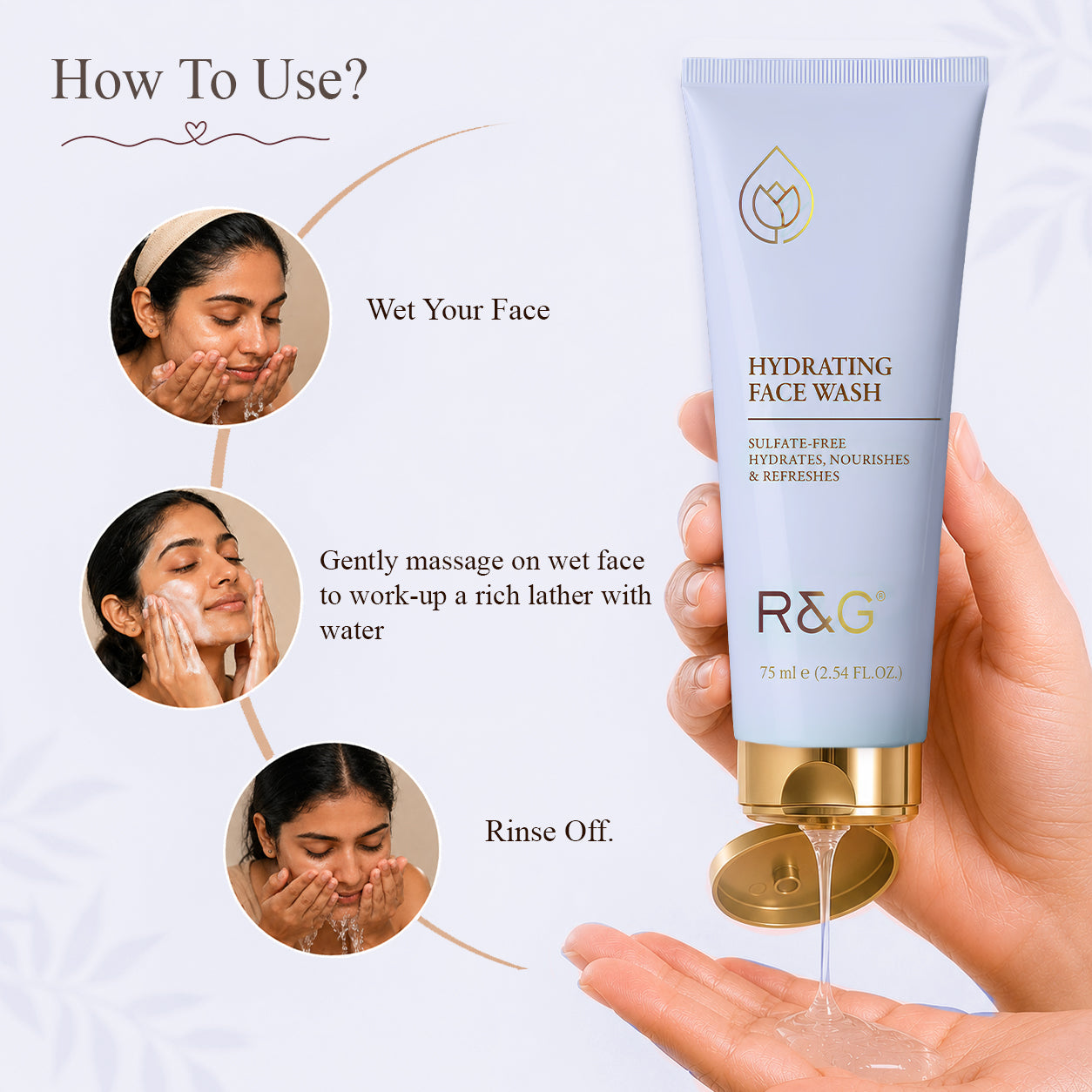 R&G Hydrating Face Wash For Women & Men