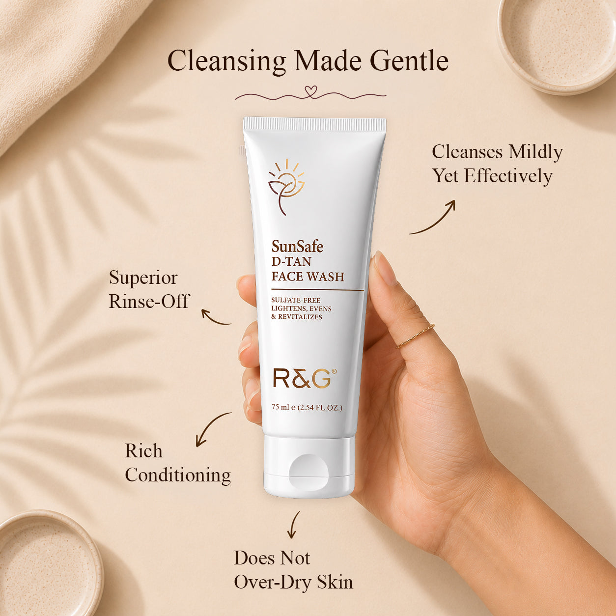 R&G SunSafe D Tan Face Wash For Women & Men