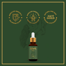 Load image into Gallery viewer, Vasu Swarnaprashan for Kids 30ml - Formulated with Pure 24CT Gold - Healthy Growth - Golden Nectar For Kids - Boosts Kids Intellect - Improves Gut Health &amp; Immunity Booster for Kids (0-16 Years)
