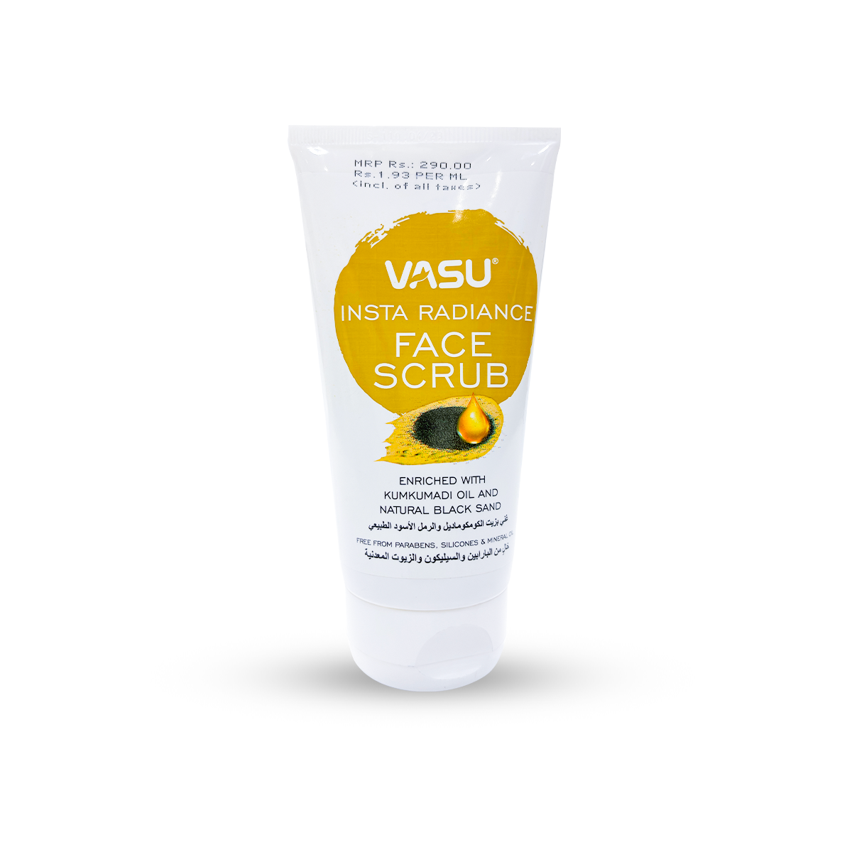 Vasu Naturals Insta Radiance Face Scrub - 150ml