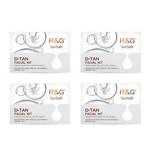 Load image into Gallery viewer, R&amp;G SunSafe D-TAN Facial Kit (Pack of 4 x 40 ml) | De Tan Facial for Glowing Skin | 4 Step Facial with Cleanser, Scrub, Massage Cream &amp; Face Pack
