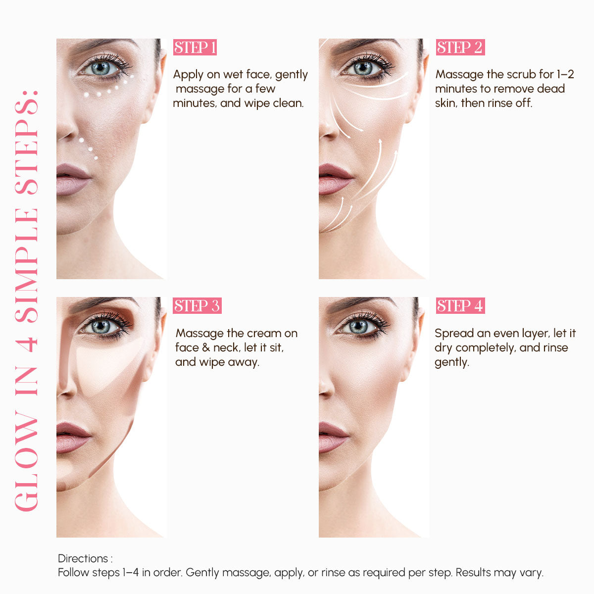 R&G Skin Brightening Mini Facial Kit with Vitamin C - 40ml
