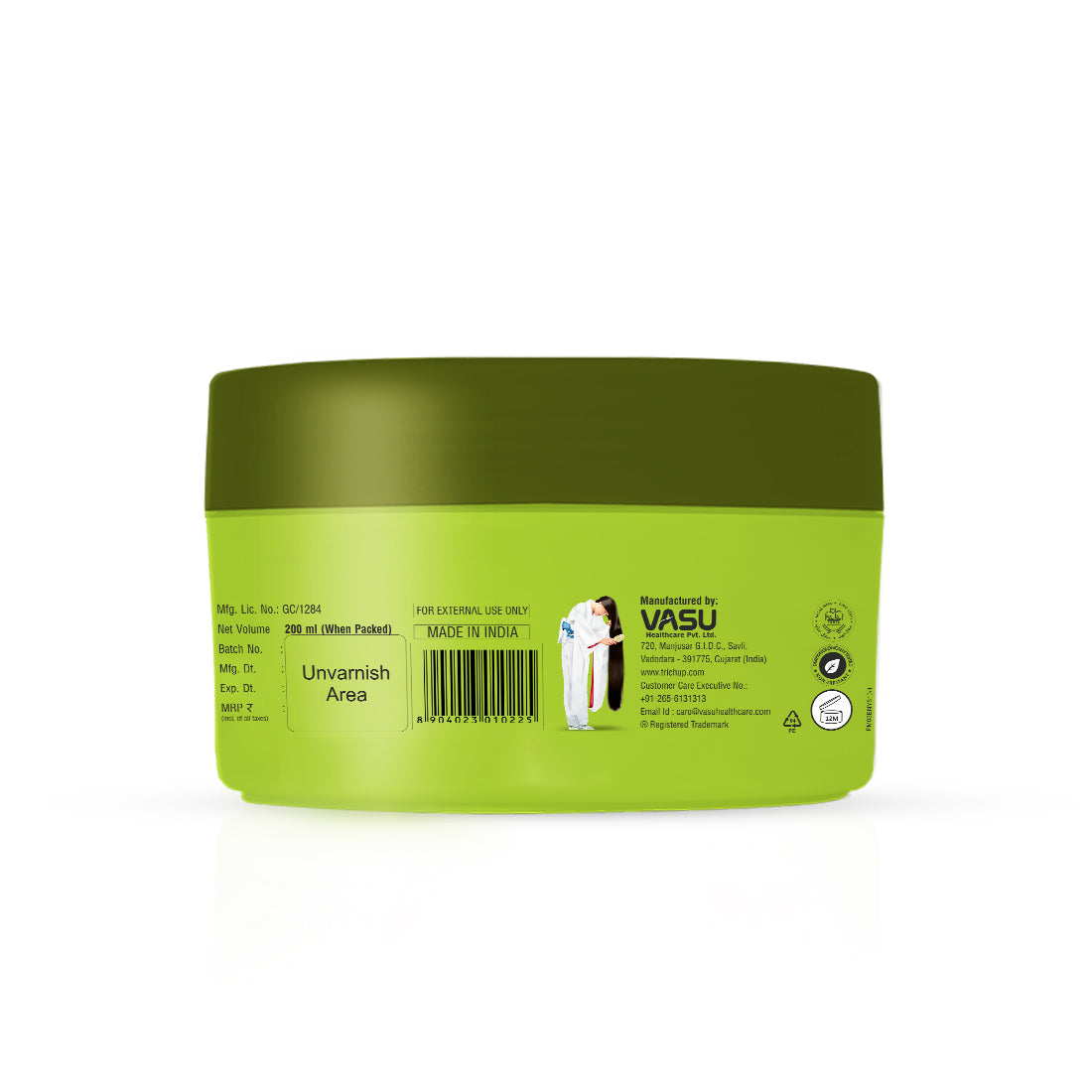 Trichup Hair Fall Control Shampoo 640ml & Cream 200ml
