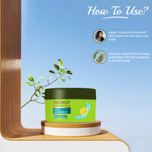 Load image into Gallery viewer, Trichup Anti-Dandruff Hair Cream - Enriched with Neem, Rosemary, Lemon &amp; Tea Tree - Fights Dandruff, Soothes the Itchy &amp; Flaky Scalp - Restore Normal Health of the Scalp
