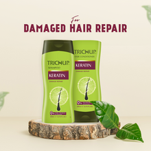 Load image into Gallery viewer, Trichup Keratin Shampoo &amp; Conditioner - Fortified with Keratin Protein - Repair Damaged Hair, Rebuild the Strength, Returns Elasticity &amp; Reduce Breakage of Your Hair
