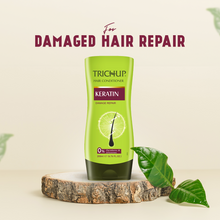 Load image into Gallery viewer, Trichup Keratin Hair Conditioner - For Damaged Hair Repair - Rebuild Strength, Returns Elasticity &amp; Reduces Breakage - Get Healthy, Shiny and Frizz-free Hair
