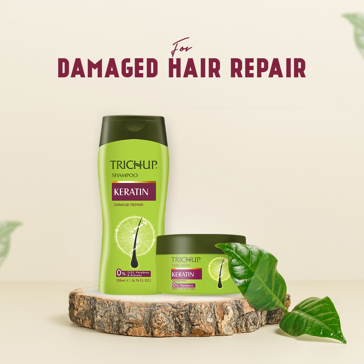 Trichup Keratin Shampoo & Cream Combo