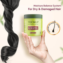 Load image into Gallery viewer, Trichup Keratin Hot Oil Treatment Hair Mask - Salon Like Hair Spa at Your Home - Prevents &amp; Repair Hair Cuticle Damage, Reduces Split Ends &amp; Improves Combability
