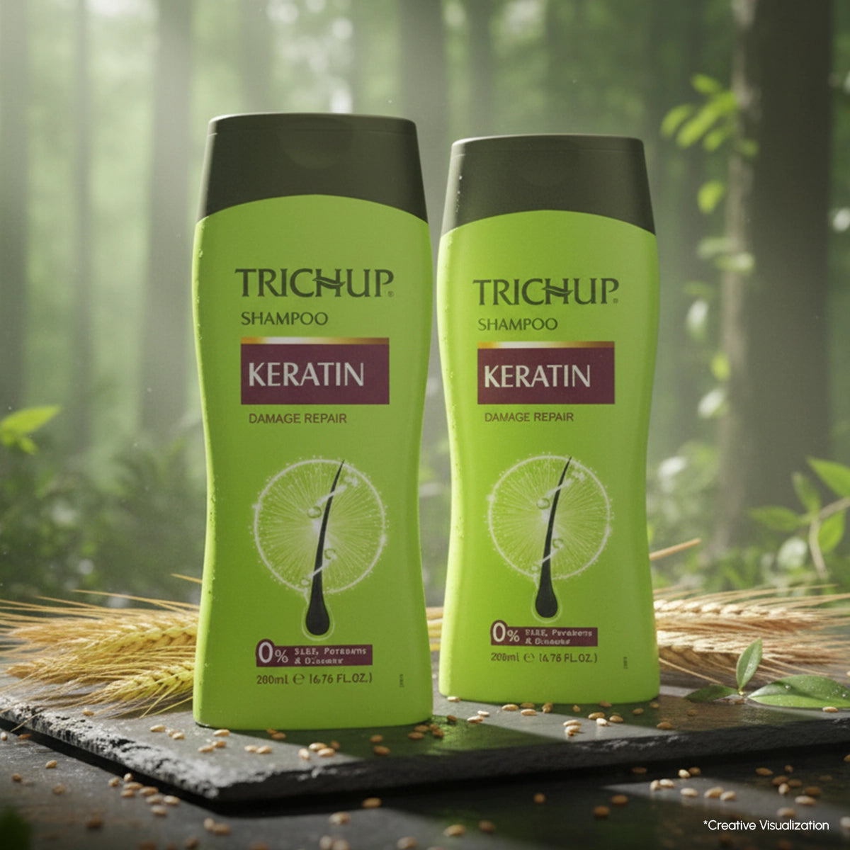 Trichup Keratin Hair Shampoo - 200ml (Pack of 2)