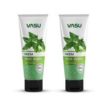 Load image into Gallery viewer, Vasu Neem Face Wash - Skin Purifying  -  60ml (Pack of 2)
