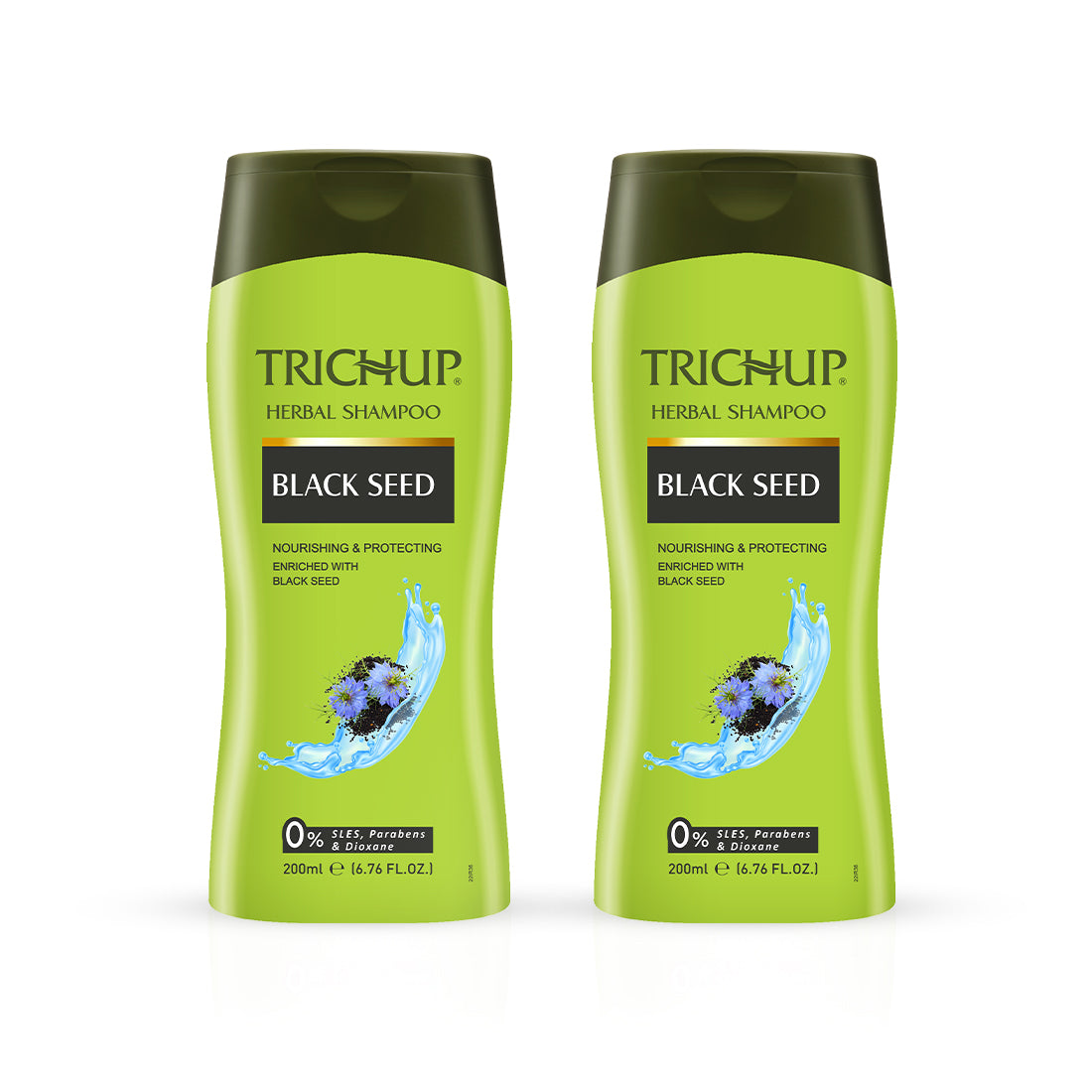 Trichup Black Seed Herbal Shampoo - 200ml (Pack of 2)