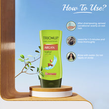 Load image into Gallery viewer, Trichup Argan Hair Conditioner - Enriched with Moroccan Argan- Anti-frizz Property Effectively Soften Rough &amp; Dry Hair and Improves the Elasticity of your Hair
