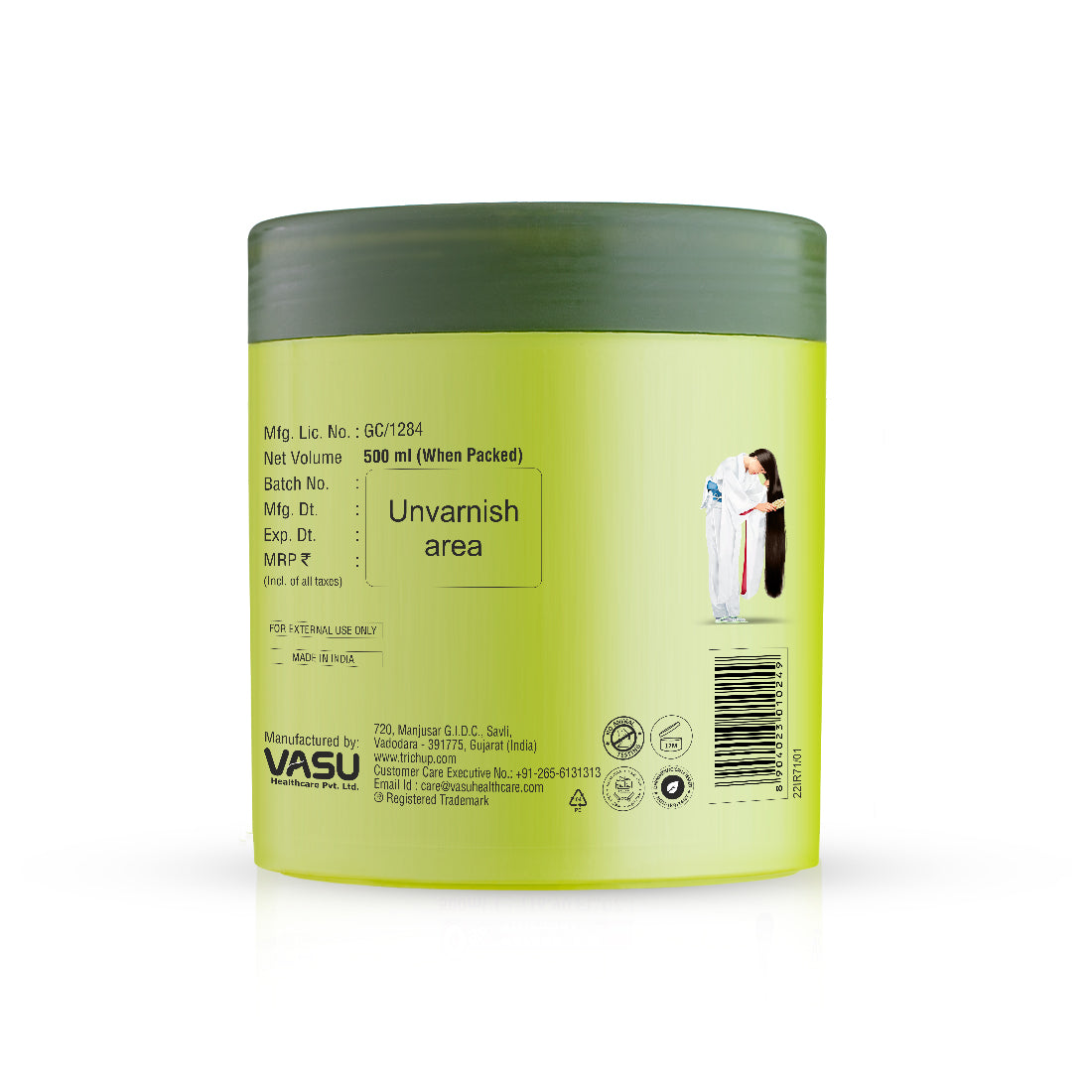 Trichup Hair Fall Control Shampoo 640ml & Mask 500ml Kit