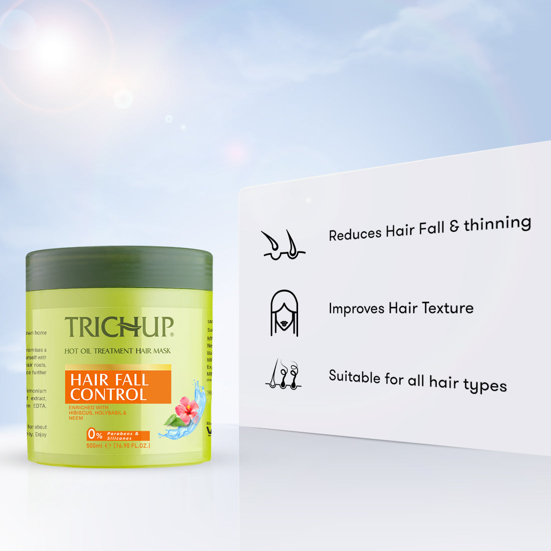 Mesmerizing Trichup Hair Mask Artwork for Mobile Mesmerizing Trichup Hair Mask Artwork for Mobile