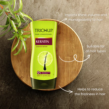 Load image into Gallery viewer, Trichup Keratin Shampoo, Conditioner &amp; Hair Cream - Fortified with Keratin Protein - Repair Damaged Hair, Rebuild the Strength &amp; Reduce Breakage of Your Hair
