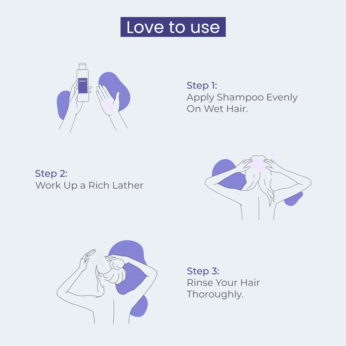 Trichup Pro Damage Repair & Instant Smoothing Hair Care Combo (Shampoo 300ml + Oil Serum 100ml)