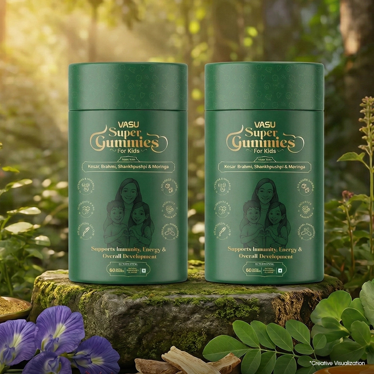 Vasu Super Gummies For Kids (Pack of 2 x 60 Gummies)