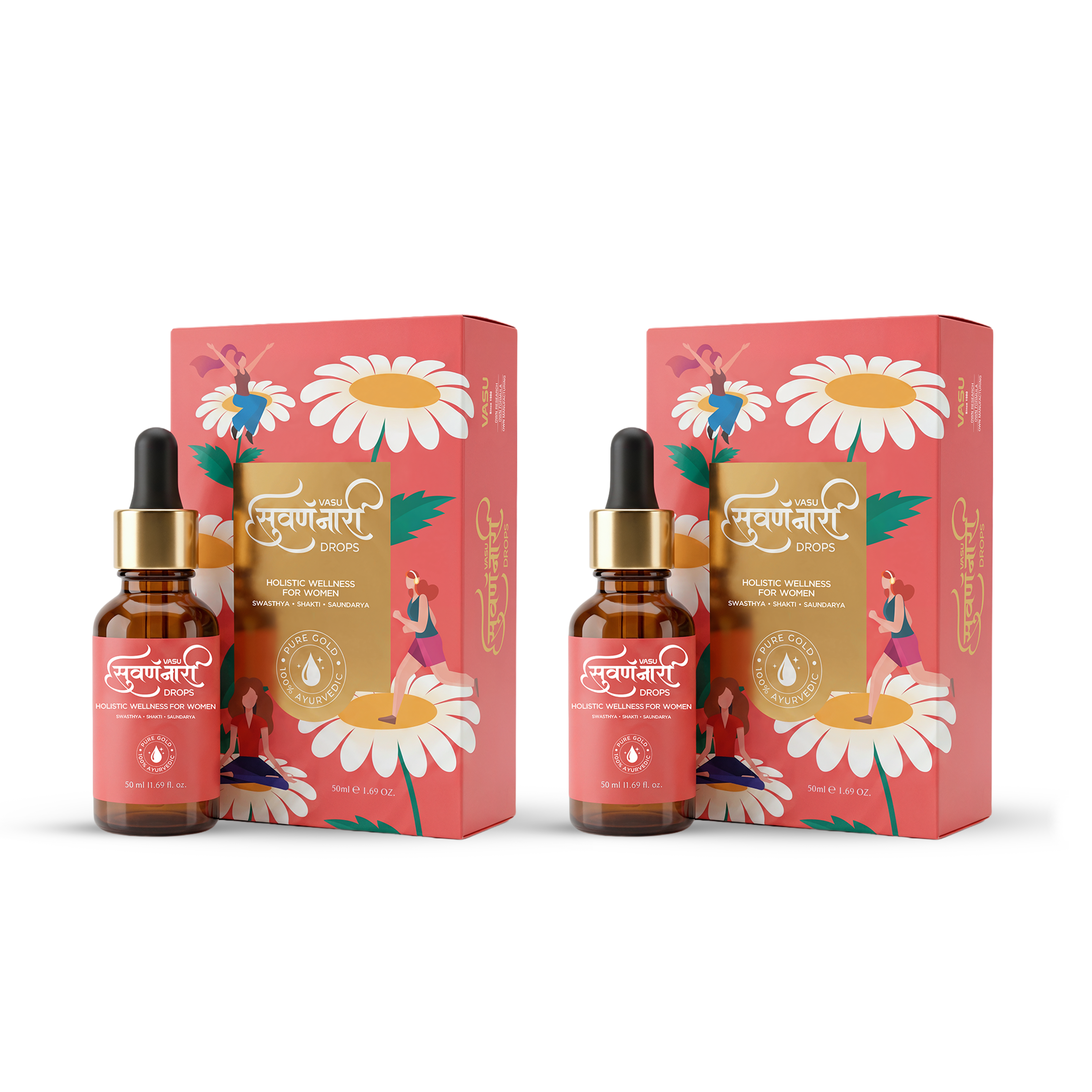 Vasu Swarna Naari Drops (Pack of 2 x 50ml)