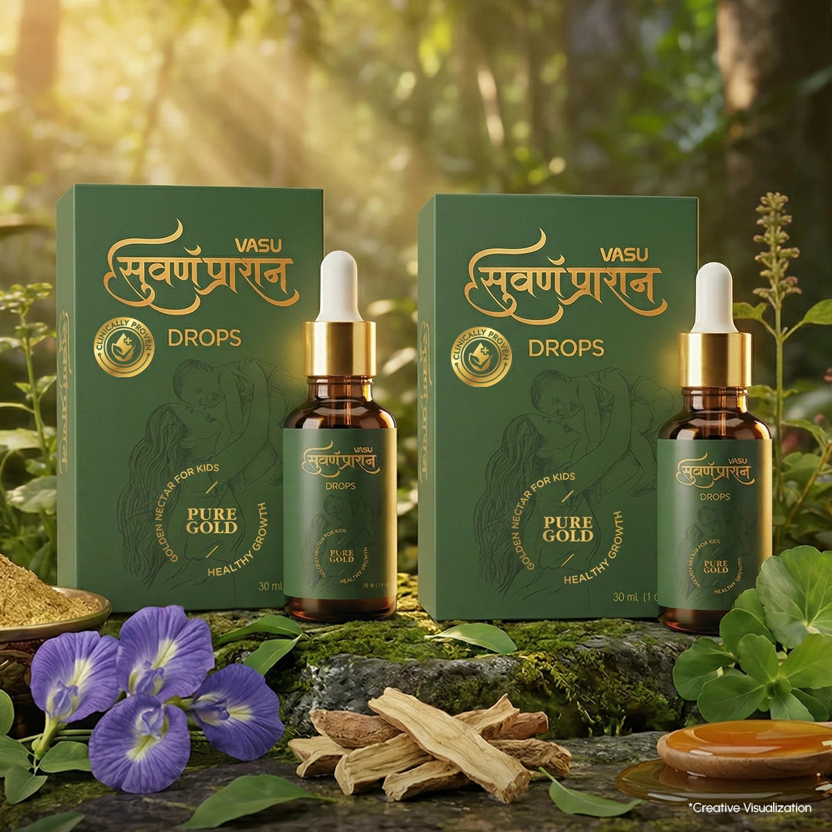 VASU Swarnaprashan Drop For Kids (Pack of 2 x 30ml)