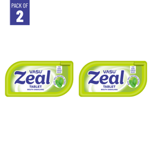 Load image into Gallery viewer, VASU Zeal Tablet - Ayurvedic Mouth Dissolving Tablets For Sore Throat Relief (Pack of 2)
