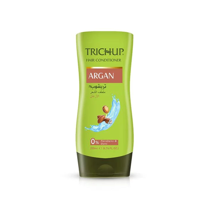 Trichup Argan Hair Conditioner - Enriched with Moroccan Argan- Anti-frizz Property Effectively Soften Rough & Dry Hair and Improves the Elasticity of your Hair - VasuStore