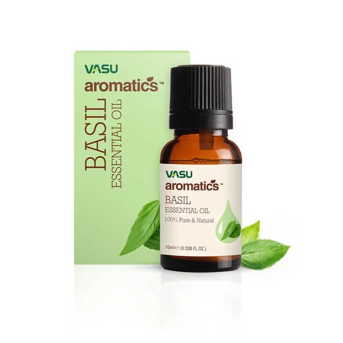 Vasu Aromatics Basil Essential Oil - VasuStore