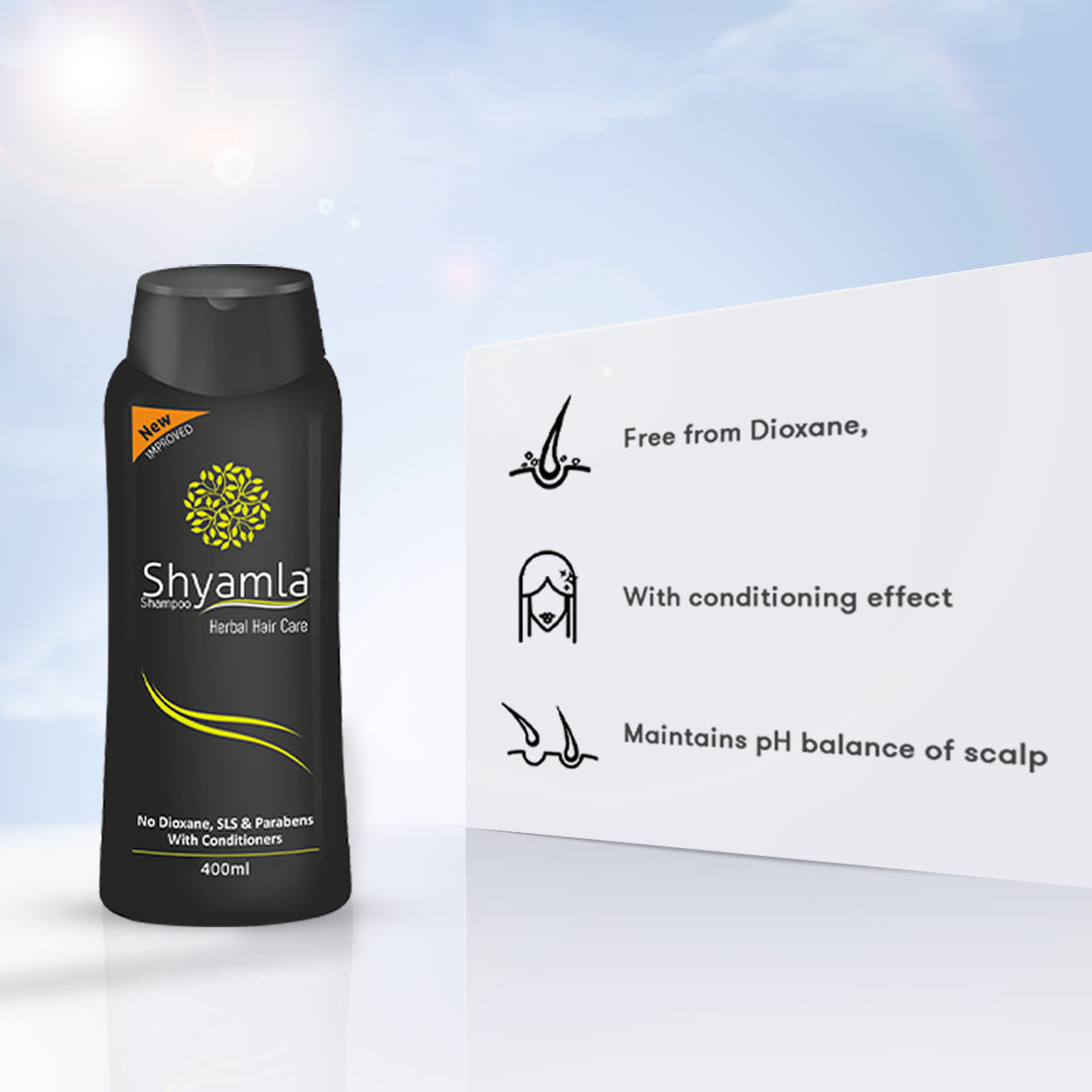 Shyamla Shampoo & Oil for Herbal Hair Care - Provides Essential Nutrients to Your Hair - Prevents Hair Fall, Reduces Split Ends & Improves Overall Hair Health - VasuStore