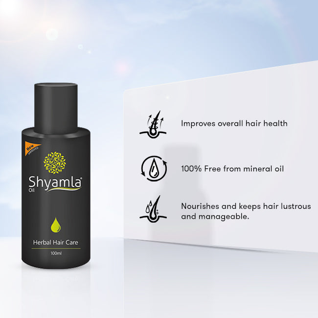 Shyamla Shampoo & Oil for Herbal Hair Care - Provides Essential Nutrients to Your Hair - Prevents Hair Fall, Reduces Split Ends & Improves Overall Hair Health - VasuStore