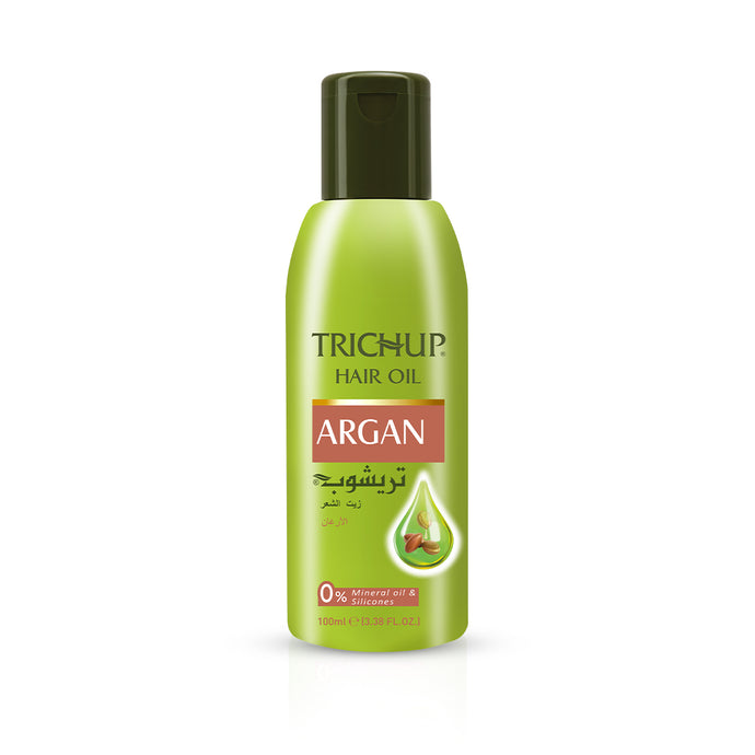 Trichup Argan Hair Oil For Frizziness - Enriched with Moroccan Argan, Coconut & Til Oil - Provides Vital Nutrients, Lubricates Hair Shaft & Helps Retain Moisture - VasuStore