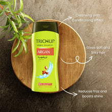 Load image into Gallery viewer, Trichup Argan Shampoo &amp; Conditioner - Blends with Moroccan Argan Oil - Reduce Frizziness of Your Hair - Especially Effective For Softening Rough &amp; Dry Hair - VasuStore
