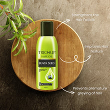 Load image into Gallery viewer, Trichup Black seed Oil &amp; Shampoo - Helps to Prevent Premature Greying of Your Hair - Effectively Nourishes &amp; Strengthening Your Hair and Preserve Elasticity - VasuStore
