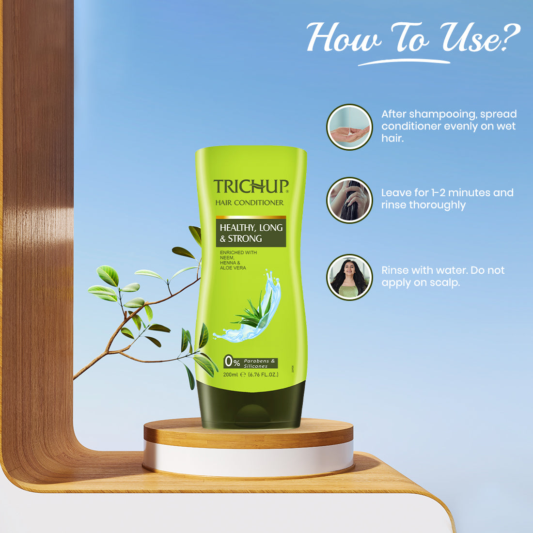 Trichup Healthy Long & Strong Conditioner - VasuStore