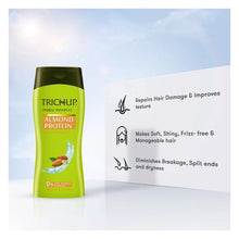 Load image into Gallery viewer, Trichup Herbal Shampoo – Almond Protein Repairs &amp; Strengthens Hair - VasuStore

