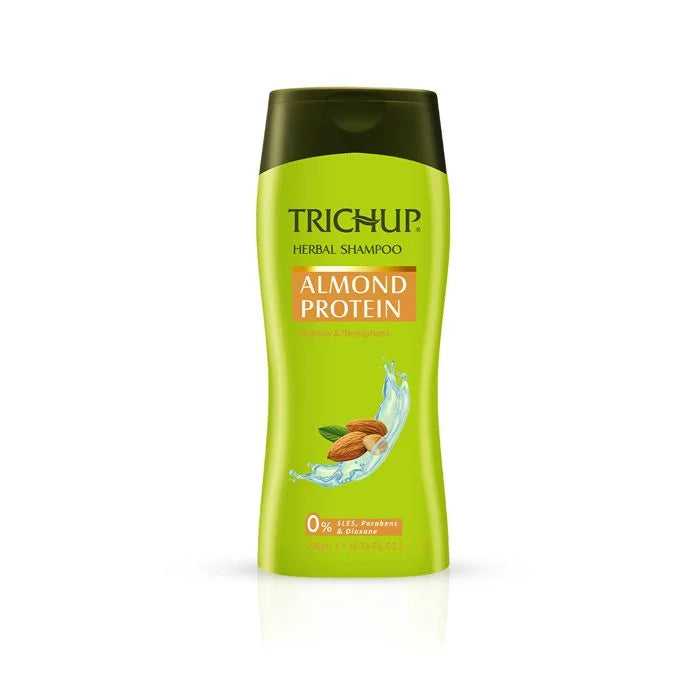 Trichup Herbal Shampoo – Almond Protein Repairs & Strengthens Hair - VasuStore