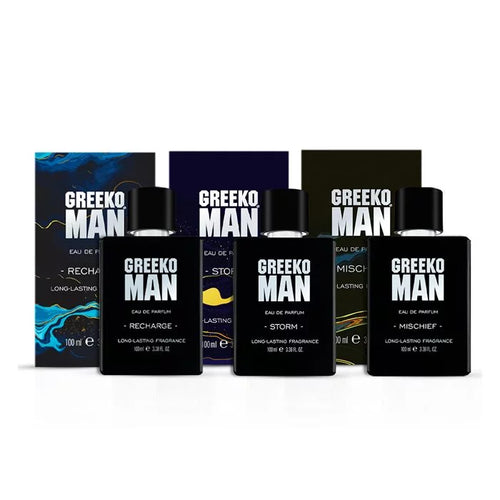 Greeko Man Perfume Combo (Pack of 3) For Men - Luxurious Premium Perfume For Long Lasting Fragrance - No Gas Fragrance - Eau De Parfum - VasuStore