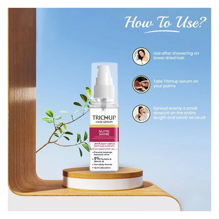 Trichup Nutrishine Hair Serum - VasuStore