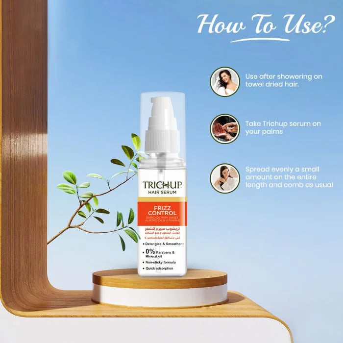 Trichup Frizz Control Hair Serum - VasuStore