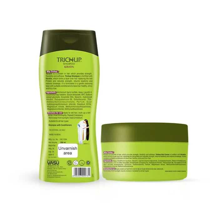Trichup Keratin Shampoo & Cream - VasuStore
