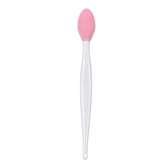 Facial Massager Blackhead Remover Double-Sided Silicone Brush - Deep Facial Cleaning and Exfoliate, Nose Pore Massager - Multi-Purpose 3 in 1 Feature - Pink - VasuStore
